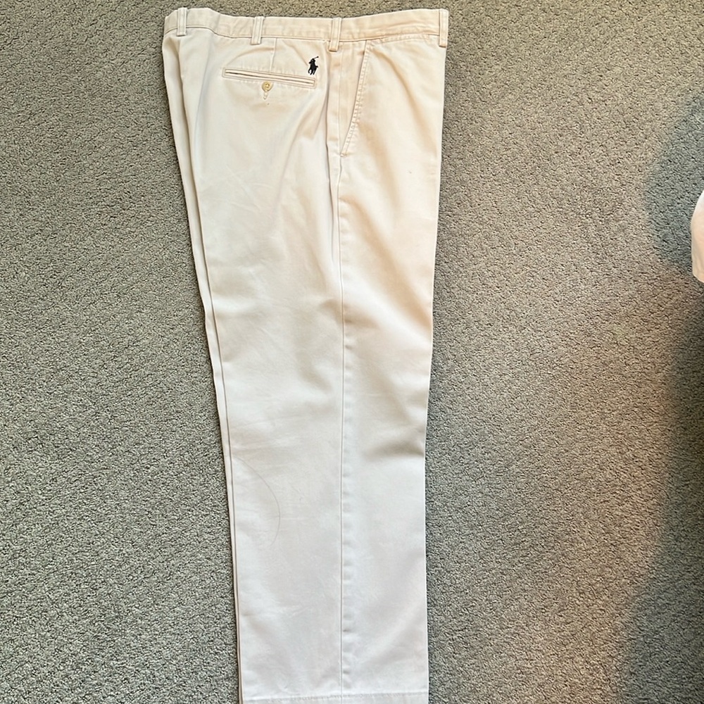 Ralph Lauren Blue Label Cream Chinos Tailored Fit